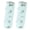 Blue, variant on 2Pcs Foldable Loose Furs Brush Lint Roller With Ergonomic Handle Strong Adhesion