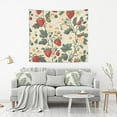 thumbnail image 2 of Yayeee Tapestry Wall Hanging for Bedroom 90" x 60" Living Room Home Wall Art Decor, Small Strawberry Pattern, 2 of 7