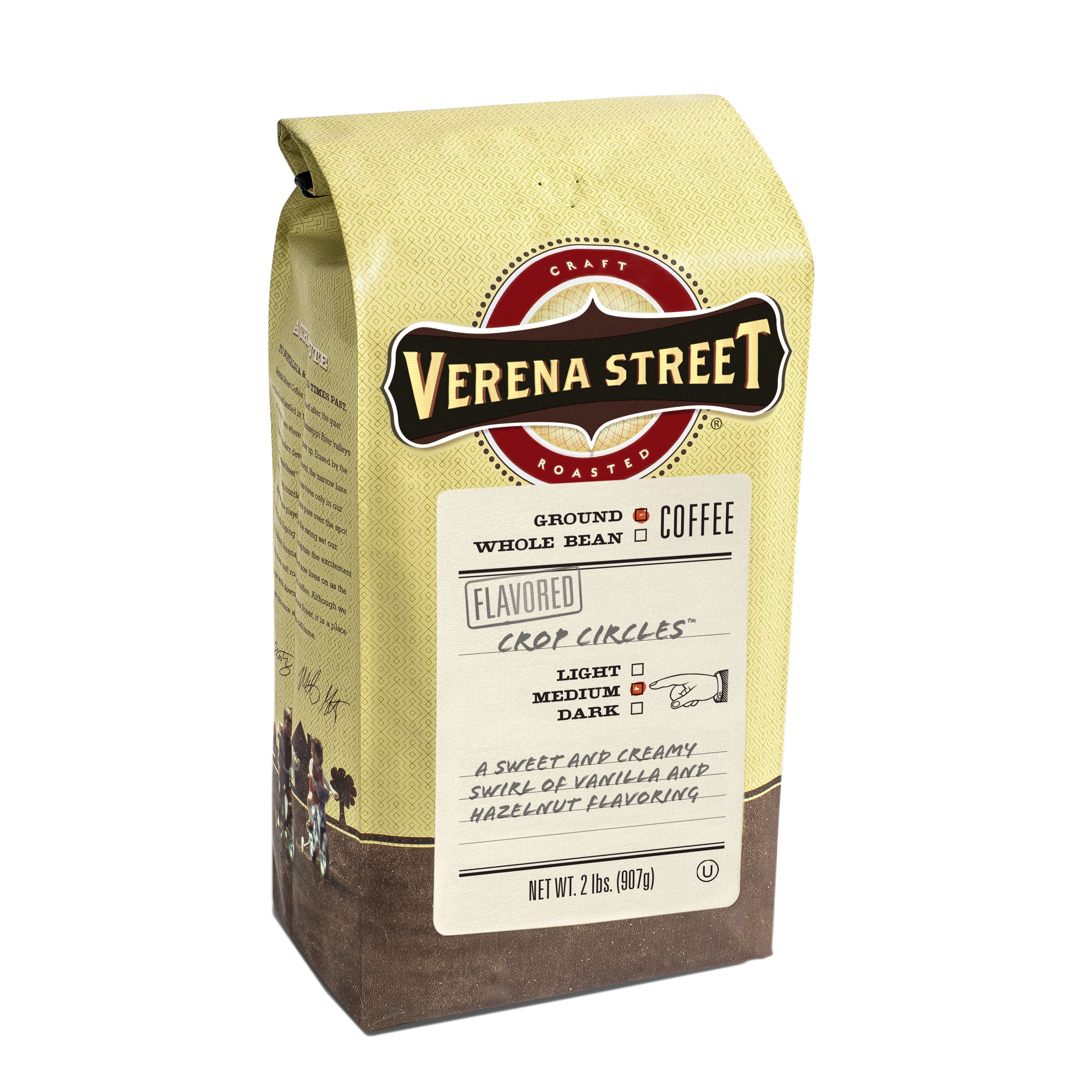 Verena Street Mississippi Grogg Flavored Ground Coffee, Medium