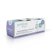 PurePail Hang It Odor-Trapping Diaper Disposal Bags, 25 Bags, Lavender Scent