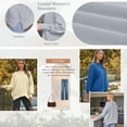 thumbnail image 4 of SUNBS Oversized Sweaters for Women Winter Crewneck Pullover - Cozy Knit Long Sleeve Top Casual Loose Fit Clothes, 4 of 9