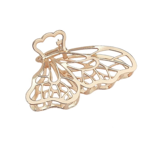 Fzsteel Large Metal Hair Claw Clips for Women Non-Slip Hollow Design Thick Hair Barrette Fashion Hair Accessories for Ladies and Girls