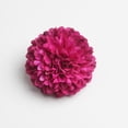 thumbnail image 4 of 10 piezas de flores artificiales de seda para decoración de bodas y fiestas, corona de bricolaje, regalo para muñeca. vino tinto, 4 of 9