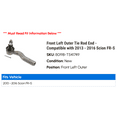 thumbnail image 2 of Front Left Outer Tie Rod End - Compatible with 2013 - 2016 Scion FR-S 2014 2015, 2 of 2