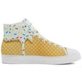 thumbnail image 4 of Aidianart Womens Ice Cream High Top Shoes High Top Canvas Sneakers Size 15, 4 of 5