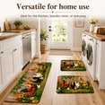 thumbnail image 2 of Anti Fatigue Kitchen Rug Set Cushioned Non Slip Memory Foam 3 Piece Vintage Farmhouse Rooster Runner Mats for Laundry Room, 18"x24"+20"x31"+17"x47", 2 of 8