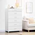 thumbnail image 2 of HOMCOM Commode, Organisateur de Rangement à 6 Tiroirs pour Chambre, 2 of 10