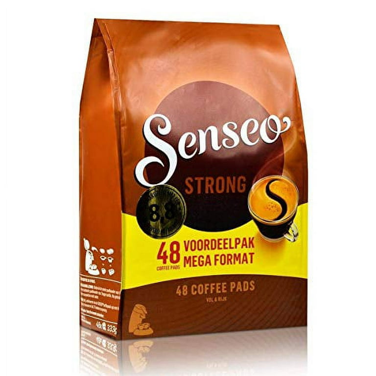 Senseo Caramel Cappuccino Coffee Pods- Single Serve Coffee Pods Bulk Pack  for Senseo Coffee Machine - Compostable Coffee Pods for Hot or Iced Coffee