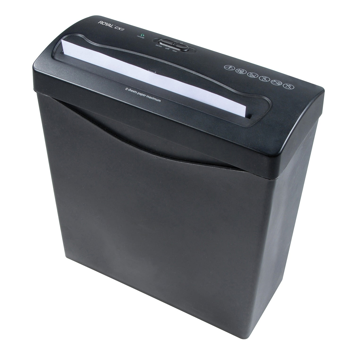 Royal CX8 Paper Shredder Cross Cut 8Per Pass for shredding Paper