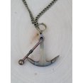 thumbnail image 4 of Antique Brass Nautical Pendant Vintage Style Solid Brass Necklace Anchor, 4 of 6