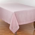 thumbnail image 1 of Saro Lifestyle 6305.P70140B 70 x 140 in. Rectangular Classic Hemstitch Border Tablecloth - Pink, 1 of 1