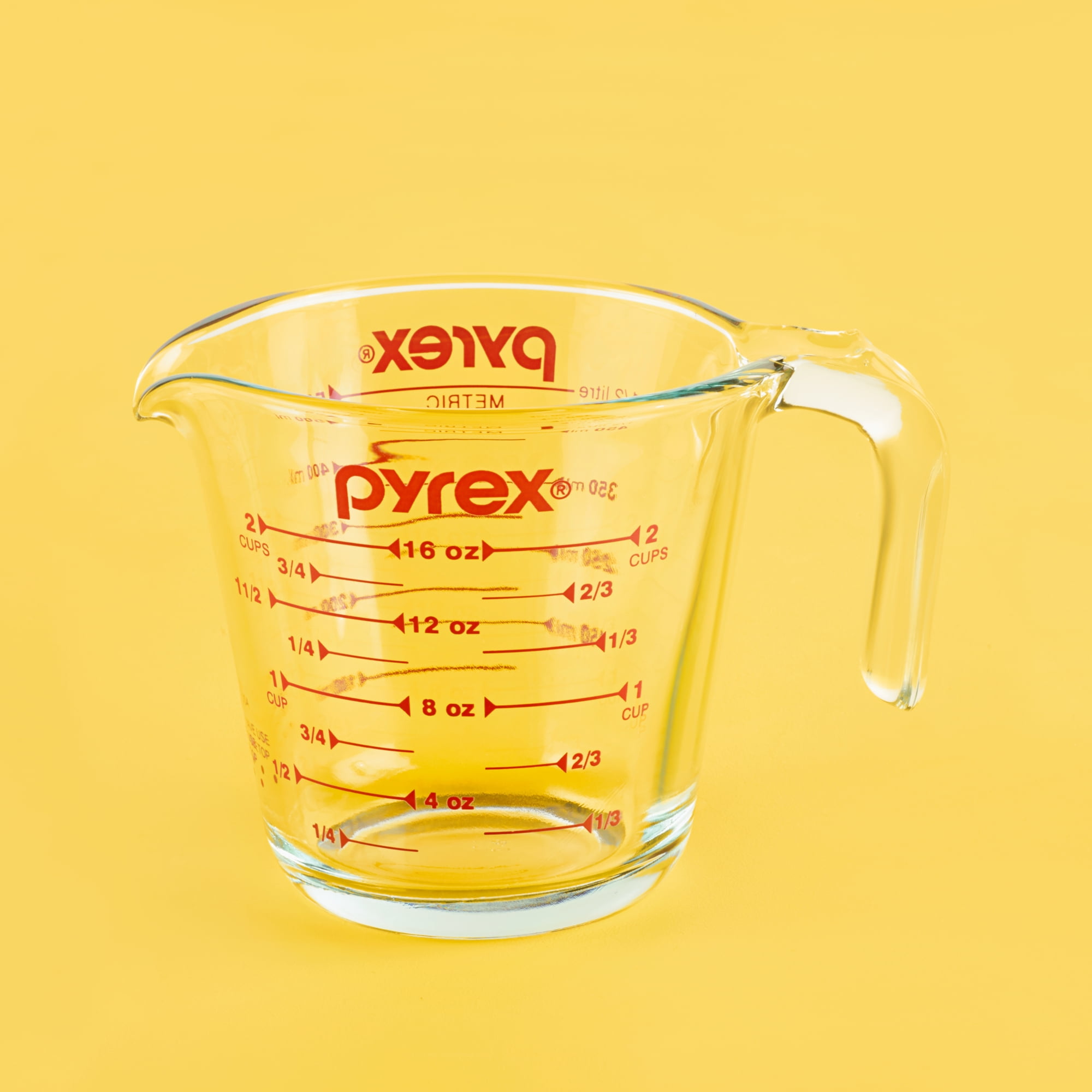 Pyrex Glass Measuring Cup Set (3-Piece, Microwave and Oven Safe),Clear