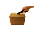 thumbnail image 3 of 100 Cuchillos Utilitarios a Granel, Cortadores de Cajas, Hojas Abatibles, Color Negro, 3 of 9