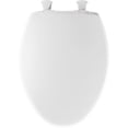 thumbnail image 3 of Mayfair Lift off Elongated Plastic Toilet Seat in White with Stay·Tite, 3 of 8