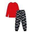 thumbnail image 2 of Wonder Nation Boys Long Sleeve Graphic Top with Jogger Pants Sleep Pajama Set, Sizes 4-18, 2 of 4