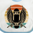 thumbnail image 4 of Inktastic Skateboard Retro Skateboarding Boys or Girls Baby Bib, 4 of 4