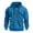 Blue, variant on Chiccall Half Zip Fleece Hoodies for Men Casual workout Hooded Drawstring Sweatshirts with Pocket