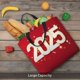 thumbnail image 5 of Disketp Happy New 2025 Year Bolsa Tote de Lona para Mujer, Bolso de Hombro y Cruzado con Cierre de Cremallera, 5 of 7