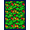 Green Red Gold, Pattern 1, variant on ODIKA 6'x9' Washable Area Rug Guys Outlined Smiling Characters Scattered Cave Mens Men for Dining Room, Under Table, Office Décor, Non-Slip Chair-Friendly
