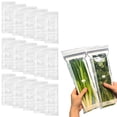 thumbnail image 4 of 45 Pack Reusable Food Storage Bags, Long Vegetable Bags With Sealing Closure,Clear Refrigerator And Freezer Organizer Bags For Produce Leftovers Meal Prep Kitchen Storage, 4 of 5