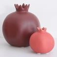 thumbnail image 4 of Creative Pomegranate Ceramic Vases, Vase Pottery Vase Handmade Cute Flower Vase for Home Décor Art - S Red, 4 of 8