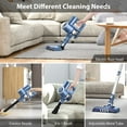 thumbnail image 3 of Prettycare Cordless Stick Vacuum Cleaner Lightweight Upright for Carpet Hard Floor Pet Hair W200, 3 of 16