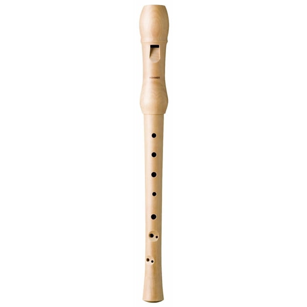 Flauta Dulce Soprano en Do Hohner B9560/9522 de Madera de Pera de Dos Piezas