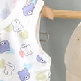 thumbnail image 6 of Ulanda Toddler Baby Boy Summer Clothes Girl's Sleeveless Tank Top and Shorts Set 2Pcs Casual Outfit (White, 6-7 Years), 6 of 6