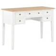 thumbnail image 1 of vidaXL Writing Desk White 109.5x45x77.5 cm Wood, 1 of 5