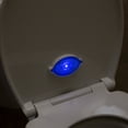 Sharper Image Round MotionActivated LED Nightlight Toilet Seat