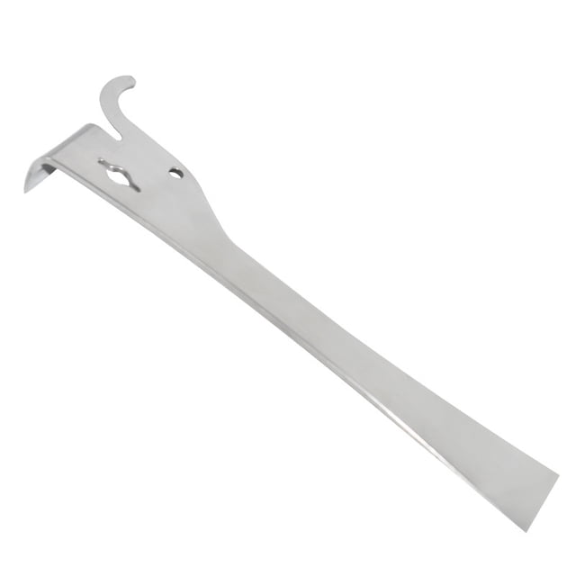 Herramienta de raspador de colmena de acero inoxidable pulido para apicultores, herramienta de equipo de apicultura, plata
