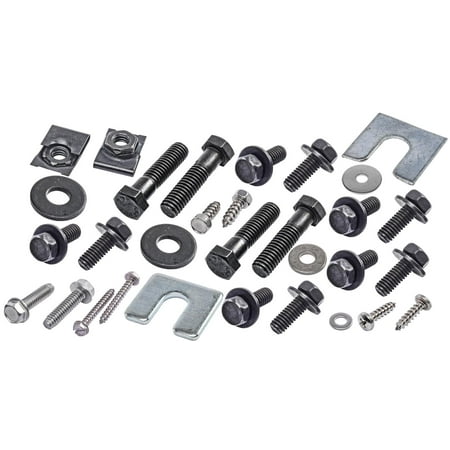 

JEGS 79459 Front End Bolt Kit 1981-1987 GM Truck/SUV Black Oxide-Coated Stainles