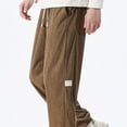 thumbnail image 7 of yillto Men's Sweatpants Joggers Pants with Pockets Drawstring Elastic Waist Baggy Fall Winter Pant, 7 of 7