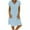Light Blue, variant on under $5 JINMGG Summer Dresses 2026, Dresses for Women 2026 Fashion Women Loose V-Neck Summer Solid Short Sleeve Cotton and Linen Dress Light Blue XXL