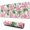 Pioneer Flower Floral-2, variant on Long Mouse Pads for Desk,Pioneer Flower Floral Print Pattern Desk Mats on Top Of Desks, Desk Mouse Pad Extra Large with 3mm Non-Slip Base and Stitched Edge for Gaming,Office,Work,Home 31.5"x11.8"