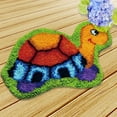 thumbnail image 1 of Latch Hook Rug s work 50x36cm Stitching Thread Tool DIY Crochet Supplies Yarn for Adults Kids Rug Making Carpet Embroidery , Turtle, 1 of 10