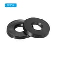 thumbnail image 3 of Uxcell M5 Rubber Flat Washer, 60 Pack 5mm ID 11mm OD Sealing Gasket Ring for Faucet Pipe Water Fastener Bolt, Black, 3 of 6