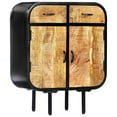 thumbnail image 1 of Sideboard 60x30x75 cm 0 Internal Shelves Solid Mango Wood and Iron, 1 of 5