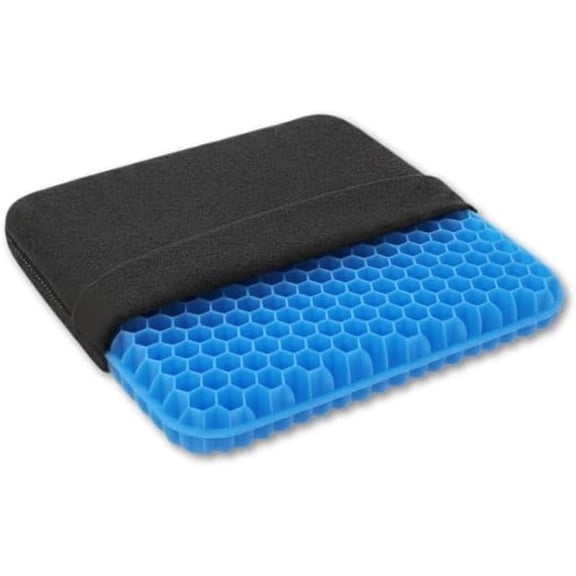 Gel Seat Cushion for Long Sitting (Thick & Extra Large), Gel Cushion for Wheelchair Soft, Chair Cushion, Car Seat Cushion Breathable, for Office Chair for Hip Pain