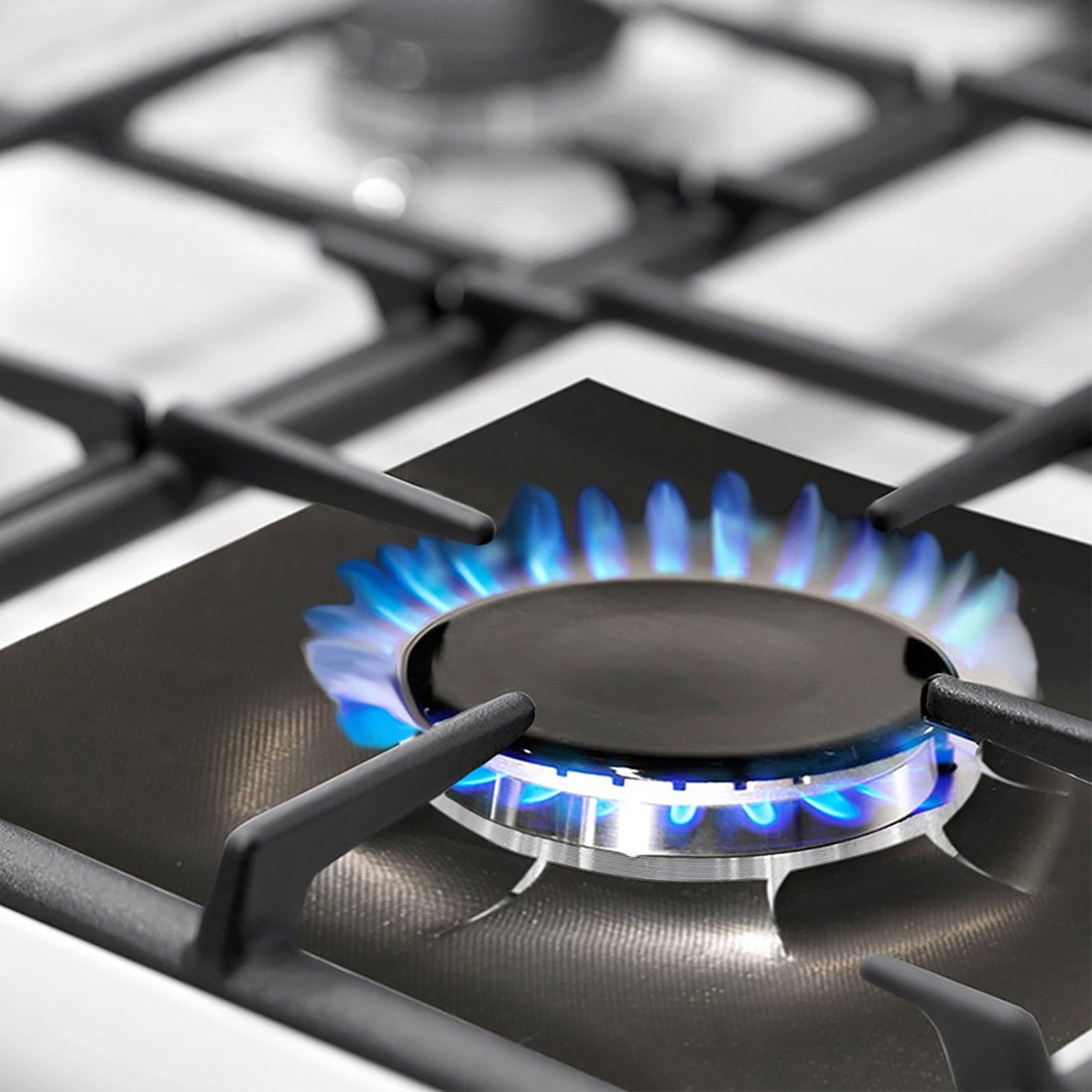 OUSITAID 6Pcs Gas Stove Mats High Temperature Resistant Kitchen Cooker Protection Pads