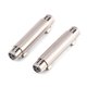 thumbnail image 1 of Lot de 2 connecteurs adaptateurs XLR femelle vers femelle à 3 broches pour microphone o, 1 of 4