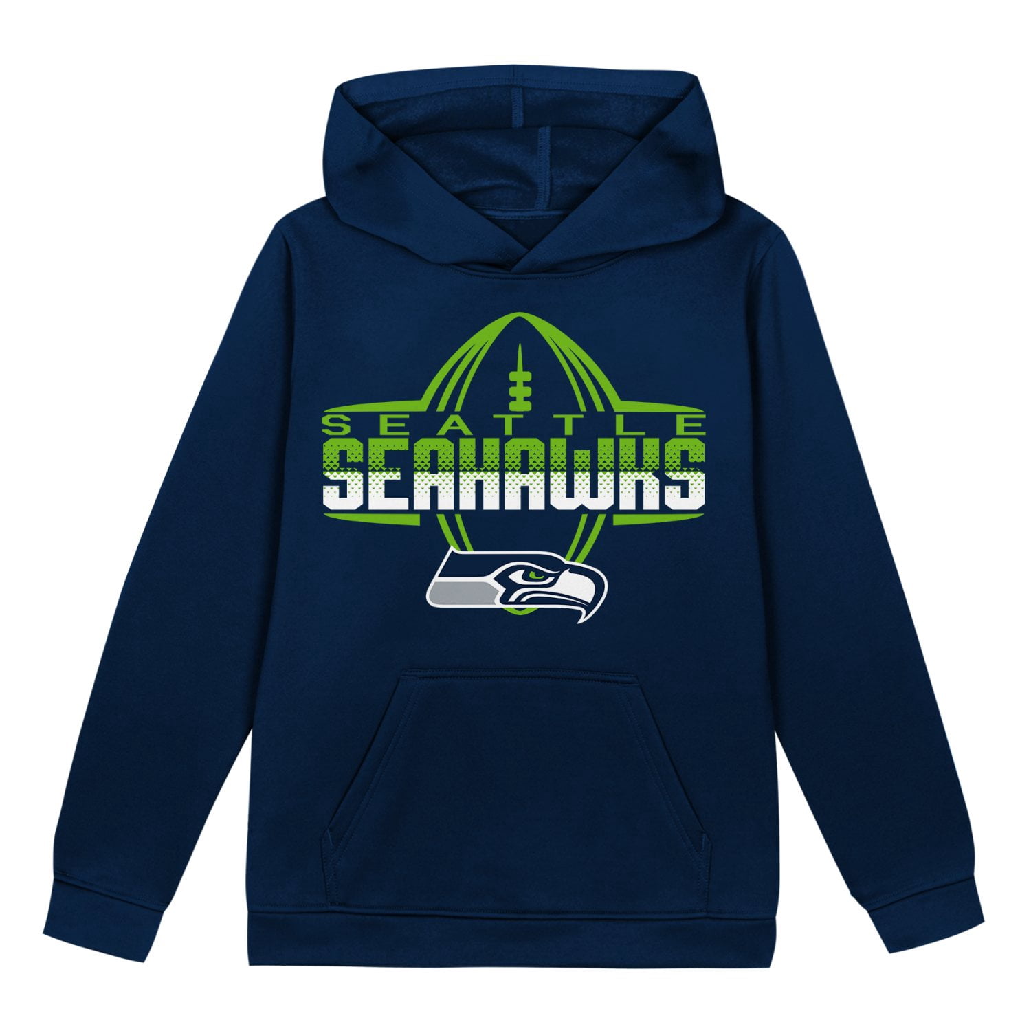 SEATTLE SEAHAWKS NFL Boys Hoodie Fleece Game Day Fan Apparel