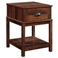 thumbnail image 1 of Sauder Vue du Port 1 Table de Bout de Tiroir en Cerise Curado, 1 of 13