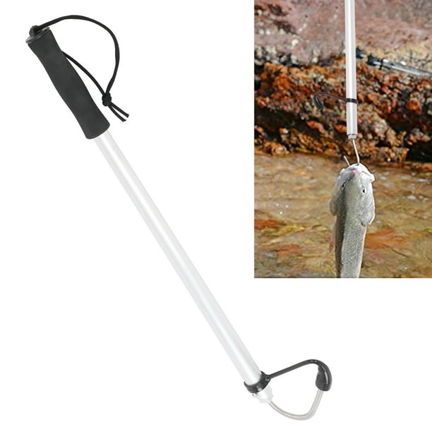 Tbest Fishing Gaff,Telescopic Sea Fishing Gaff Aluminum Alloy Pole  Stainless Steel Hooks Fishing Gear,Sea Fishing Gaff
