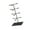 4 payments-Black, variant on Eyeglasses Holder with Metal Frame Stylish Countertop Sunglass Organiser Stand Eyewear Storage and Display Rack