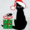 thumbnail image 3 of CafePress - Santa Cat & Mouse Light T Shirt - Men's Classic Graphic T-Shirt, 3 of 4