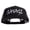 Black, variant on Savage Embroidered Cap Big Size 5 Panels Mesh Flat Bill Snapback - Navy XL-3XL