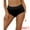 Black, variant on DARING DIVA Women's Cotton High-Lace Trim Tummy Full Coverage Brief Panties M Purple