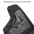 thumbnail image 6 of KBH Center Console Armrest Cover for 2017-2023 Subaru Crosstrek/Impreza Accessories, Soft Cozy Nylon Washable Arm Rest Protector Covering for Car, Black, 6 of 8