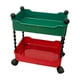 thumbnail image 1 of Organizador de almacenamiento móvil con carrito de dos niveles y ruedas bloqueables para sala de estar, cocina, baño, almacenamiento de refrigerios y frutas, carrito rodante multifuncional para organ, 1 of 6